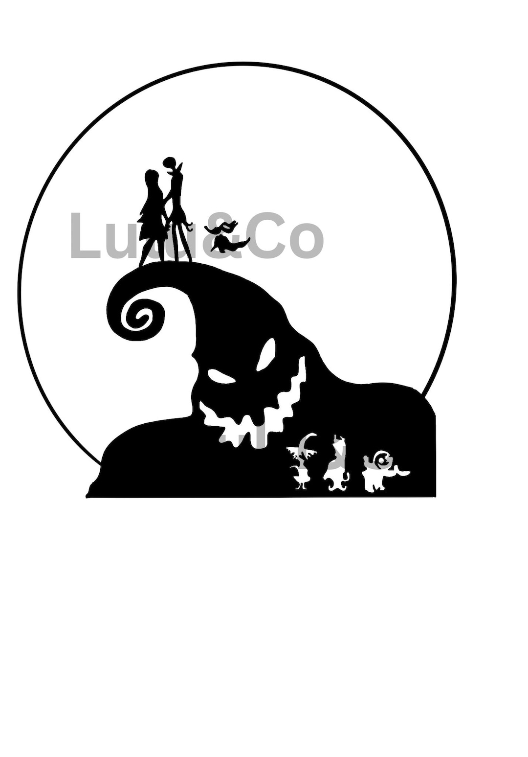 Nightmare Before Christmas Digital File SVG, PNG, JPEG - Etsy
