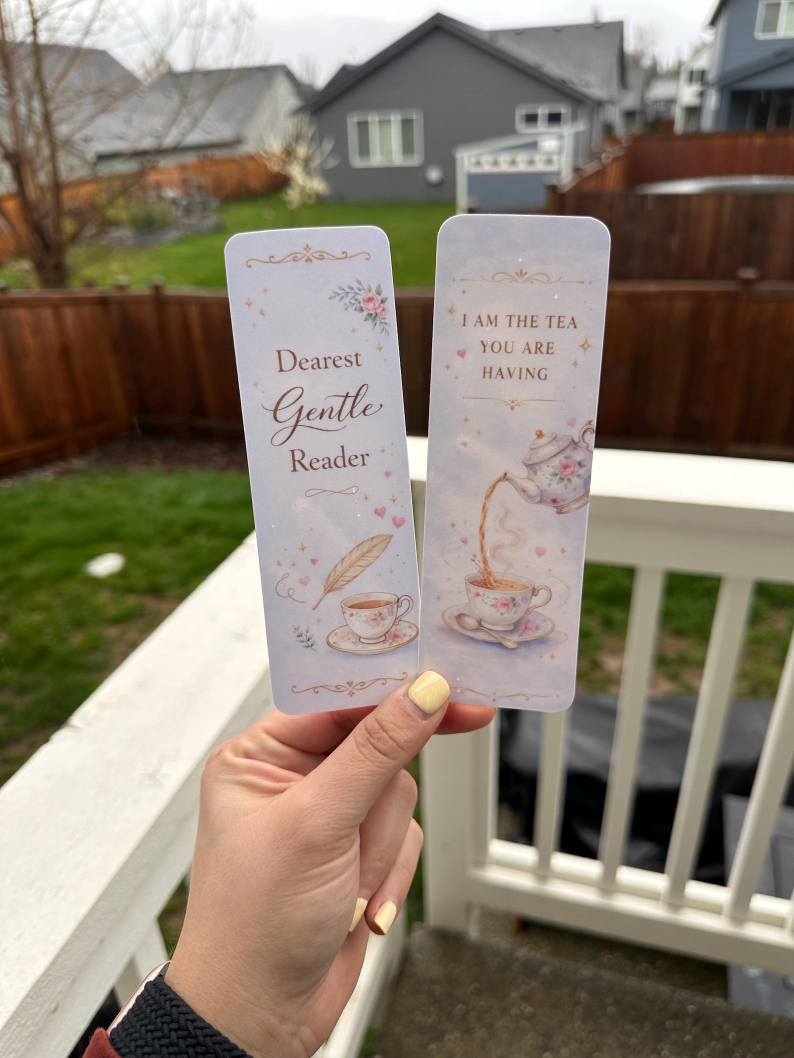 Bridgerton Inspired Bookmarks with Gold Tassel