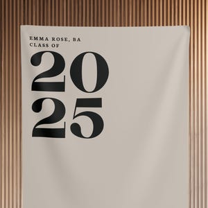 Aangepaste afstuderen partij achtergrond-gepersonaliseerde gefeliciteerd Grad banner-afgestudeerde foto teken decor-klasse van 2025 High School College Grad geschenken