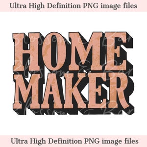 Digital Home Maker PNG - Quédate en casa mamá PNG - Descarga instantánea para la sublimación de camisas de esposas de granja - seguro para uso comercial