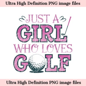 ゴルフ ガーリー PNG - 即時ダウンロード - かわいいカート ガール シャツとタンブラー昇華用のガール PNG - 商用利用も安全なサマー ゴルフ PNG