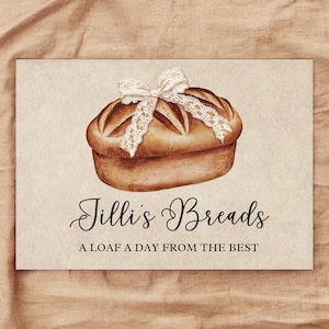 Logotipo de Cottage Bakery - PNG de marca empresarial personalizada, descarga digital de alta resolución, elija su diseño de panadería para pequeñas empresas