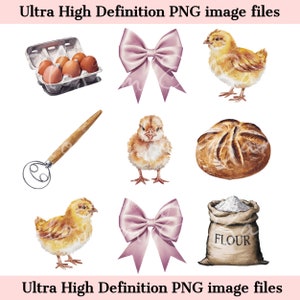 Jolie fille de ferme PNG poussin noeud PNG - téléchargement immédiat pour sublimation de chemise mignon grille - poulet PNG - mignon western png levain