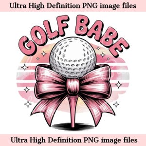 ゴルフベイブPNG - 即時ダウンロード - カートガールシャツとタンブラー昇華用ゴルフワイフPNG - プレッピーサマーゴルフPNG（商用利用可）