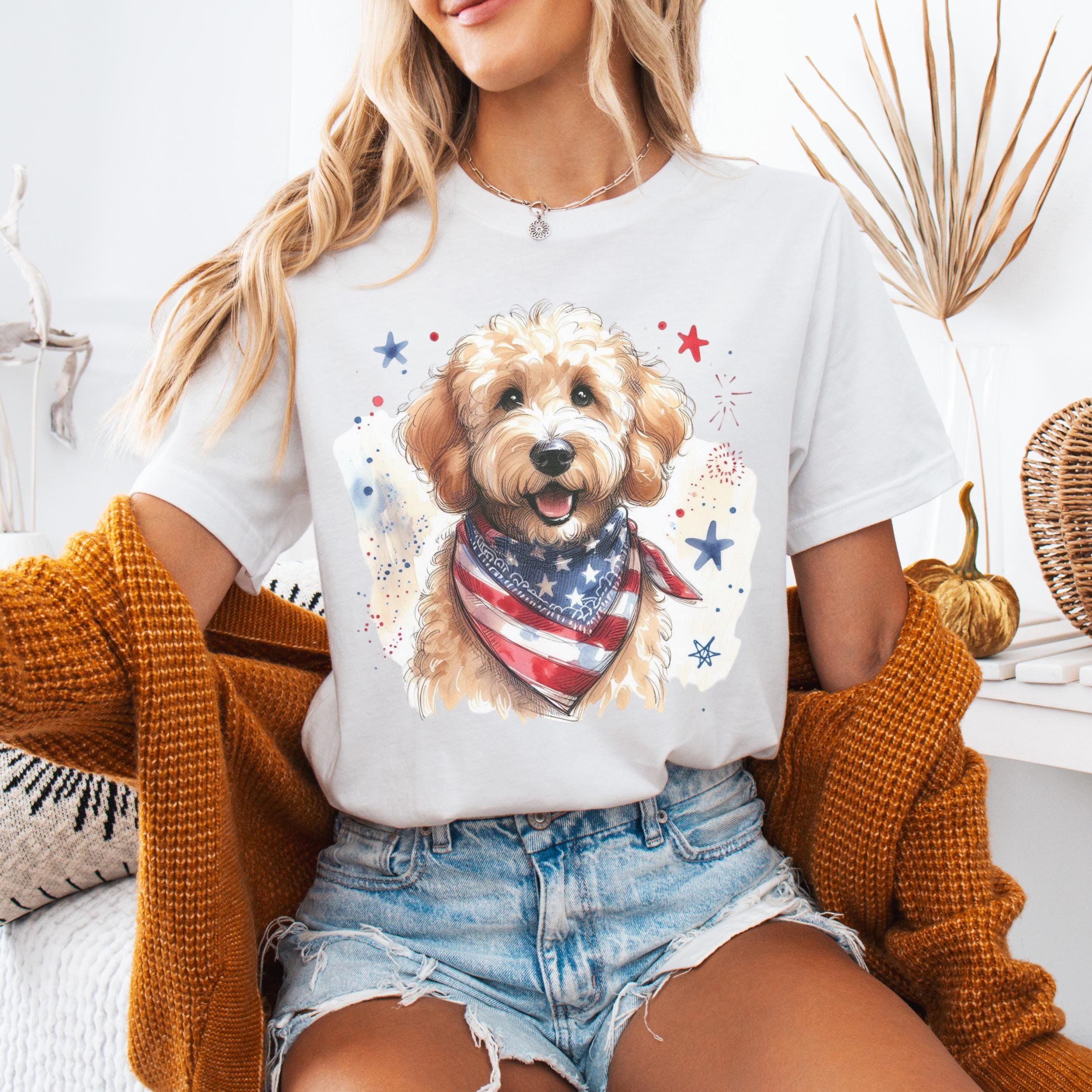 Custom Goldendoodle Dog T-shirt - Personalized Name Unisex Shirt ...