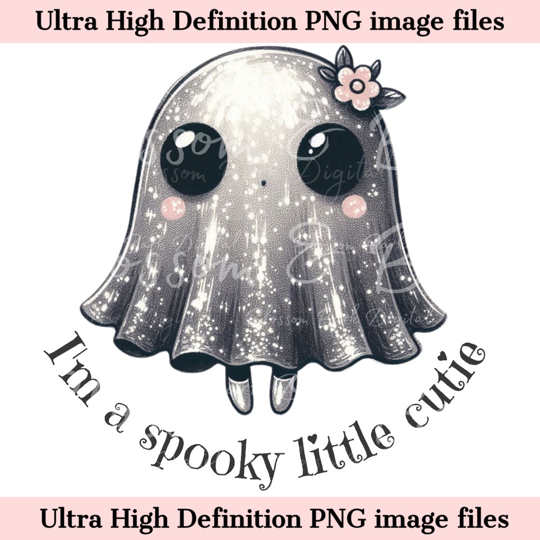 Digital - Cute Disco Ghost PNG - Girly Halloween PNG - Spooky Cutie Png ...