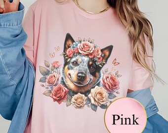Australian Cattle Dog T-shirt - Unisex Blue Heeler Clothing, Comfortable Fit, Dog Mom Tee Shirt, Dog Apparel, Gift for Pet Parent