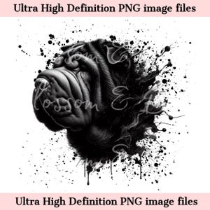 Perro Shar Pei PNG - Descarga instantánea para sublimación de camisetas de perro, cachorro de grafiti PNG, boceto de Shar Pei PNG, clip art de raza