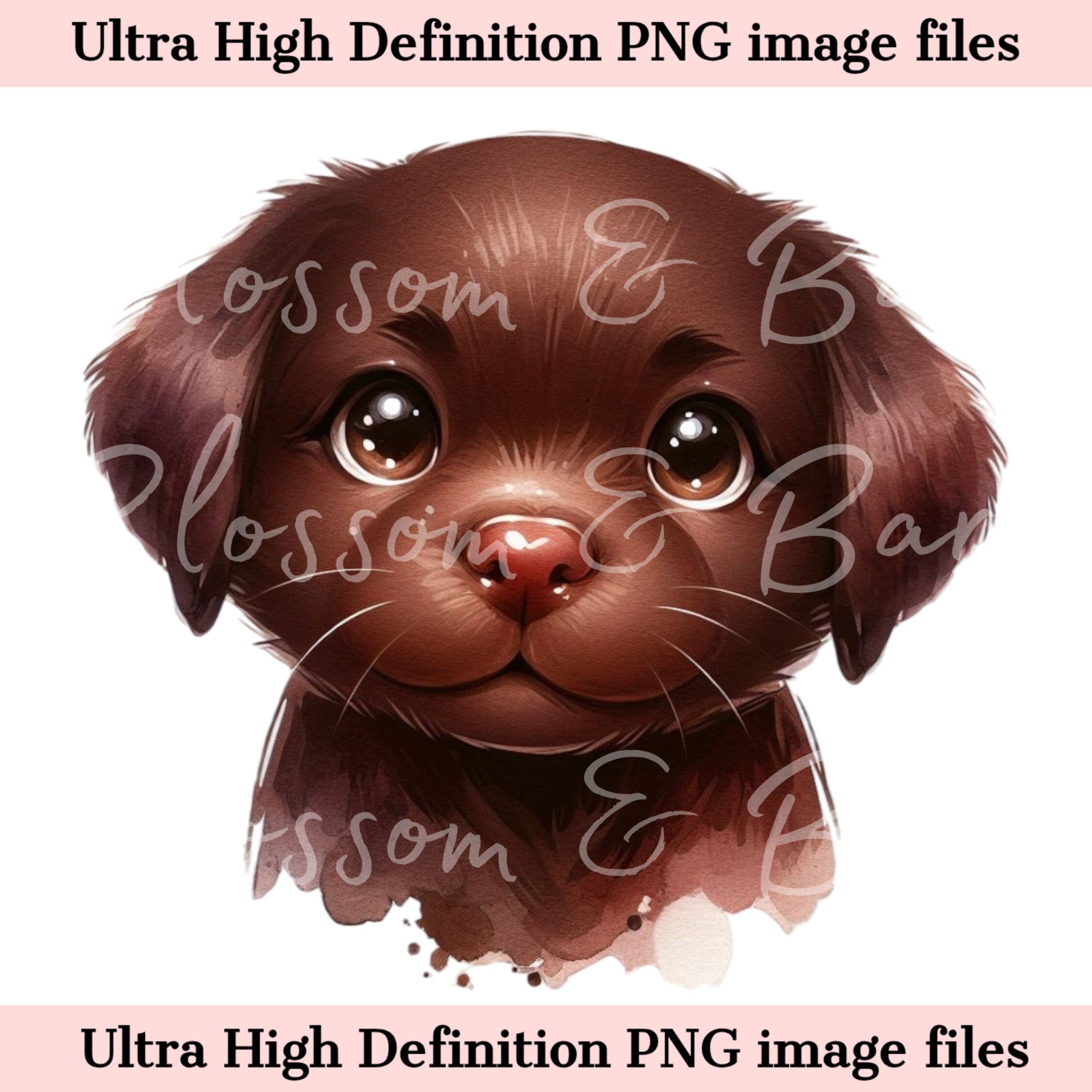 Cute Labrador Dog PNG - Instant Download for Chocolate Lab Dog Mom ...