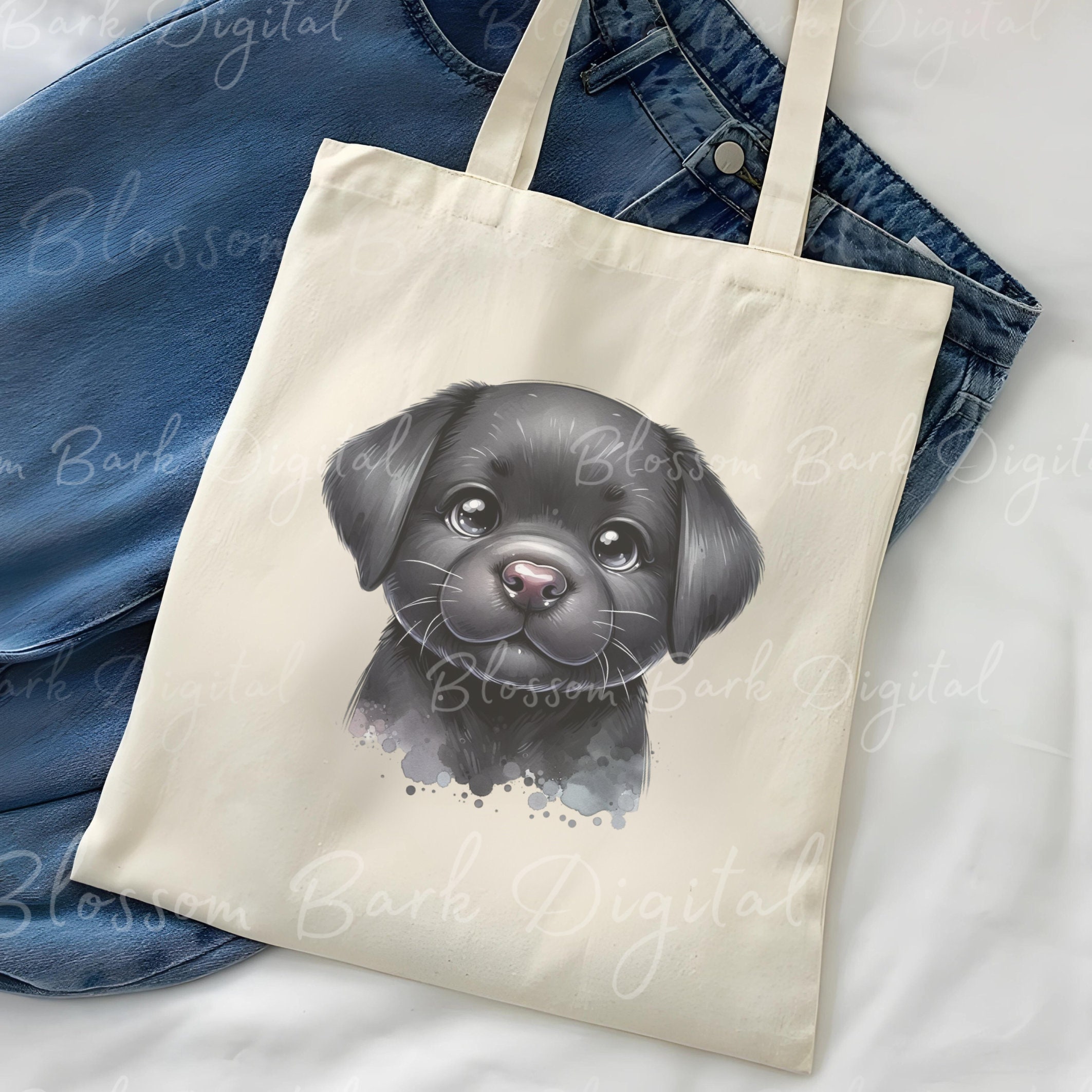 Cute Labrador Retriever Dog PNG - Instant Download for Black Lab Dog ...
