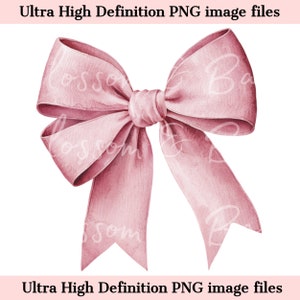 Lazo rosa claro digital PNG Coqueta simple PNG - Descarga de imágenes prediseñadas para el archivo de pegatinas digitales de diario para el planificador - Seguro para uso comercial