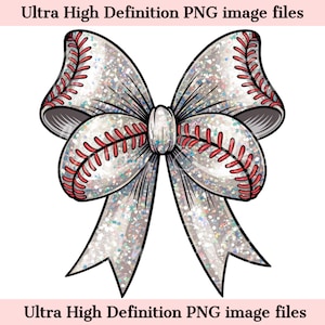 Lazo de béisbol femenino PNG - Descarga instantánea de camiseta deportiva femenina PNG para sublimación - Diseño de lazo con brillo falso - Seguro para uso comercial