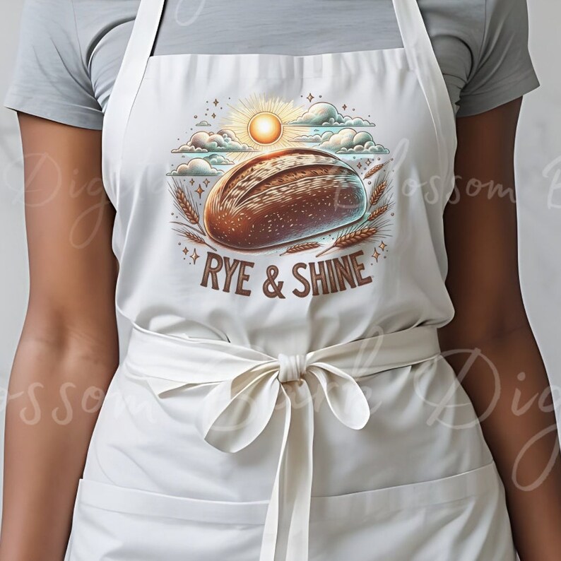 Rye Lettering Image Digital Art - Rye and Shine Sourdough PNG File - Sourdough Digital ...