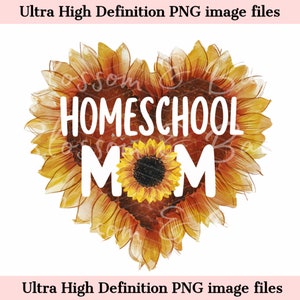 Digital Homeschool PNG - Sofortiger Download für Simple Living Shirt Sublimation für Homeschooling Mom - kommerzielle Nutzung