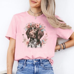 Camiseta de perro braco alemán de pelo corto - Ropa de cachorro GSP unisex, ajuste cómodo, camiseta de mamá de perro, ropa de perro, regalo para padres de mascotas