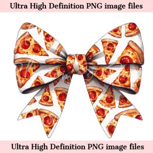 Digital - Laço de pizza aquarela PNG Retro Dia dos Namorados PNG - Pizza engraçada PNG para camisa do dia dos solteiros - Design de sublimação instantânea para camiseta
