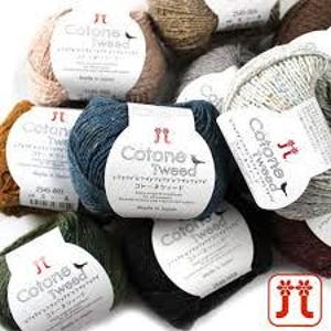 Cotone Tweed (Hamanaka, japanisches Garn, Baumwolle)