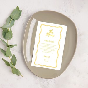 Lemonade Menu | Bridal Shower Menu | Occasion Menu | Lunch Menu | Dinner Menu | Hens Menu | Birthday Menu - DIGITAL DOWNLOAD ONLY
