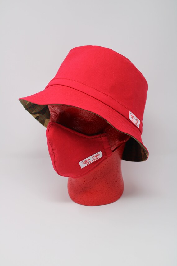 Reversible Bucket Hat With Mask (unisex) - Etsy display picture 1