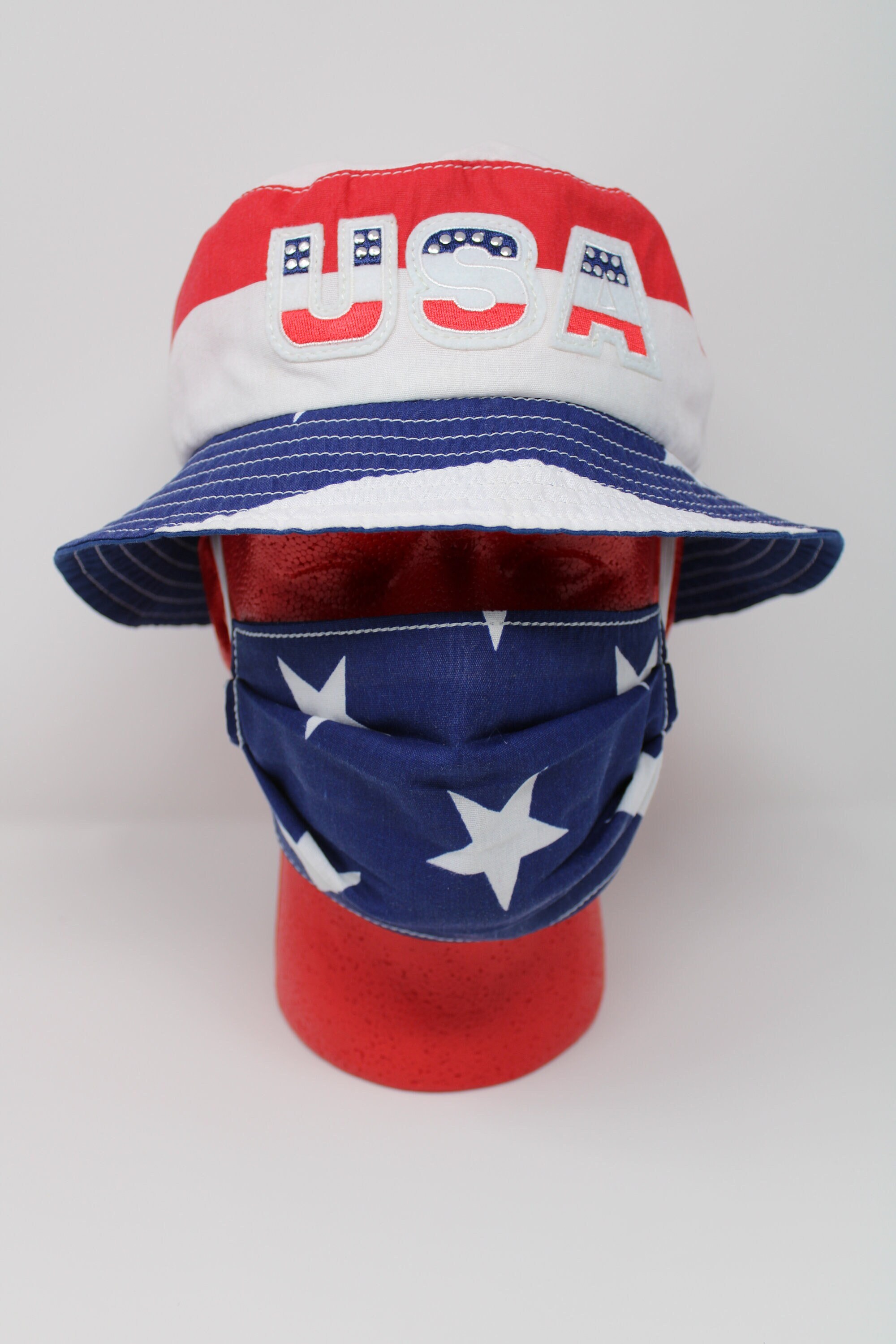 Reversible Hat and Matching Reversible mask. Harem Pants & Handcrafted, Custom Rave Apparel | Heady Harem main image 3