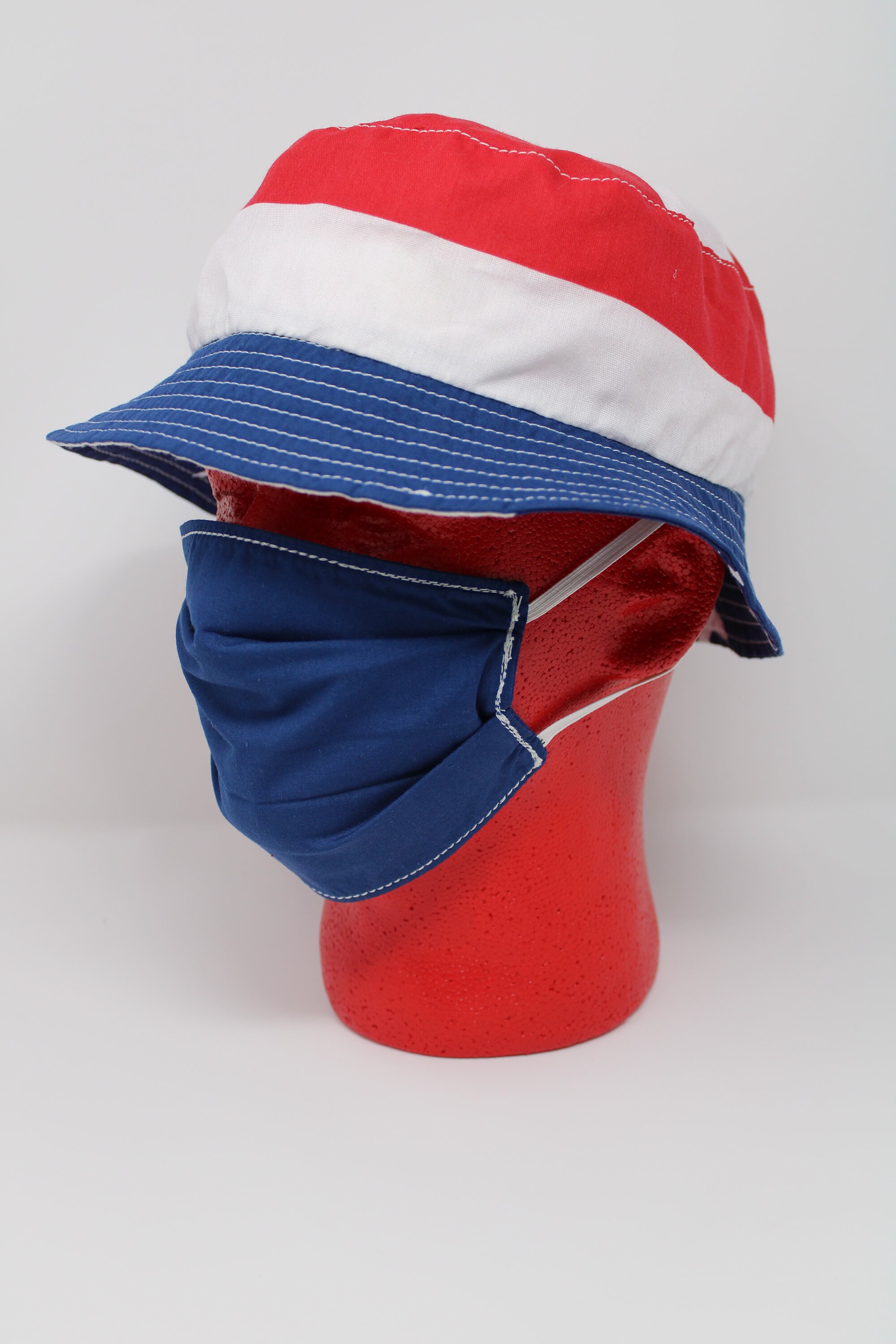 Reversible Hat and Matching Reversible mask. Harem Pants & Handcrafted, Custom Rave Apparel | Heady Harem main image 4