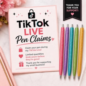 TikTok Live Pen Claims