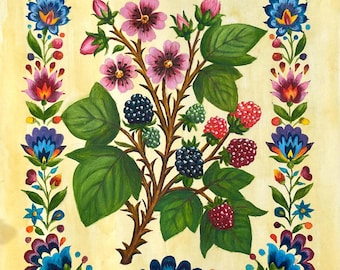 La Rose Boréale-- PRINT 12×16 po