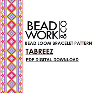 Bead loom Pattern - TABREEZ Design - Loom Bracelet - PDF Instant Download