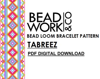 Bead loom Pattern - TABREEZ Design - Loom Bracelet - PDF Instant Download