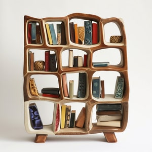 Handmade Ceramic Bookshelves