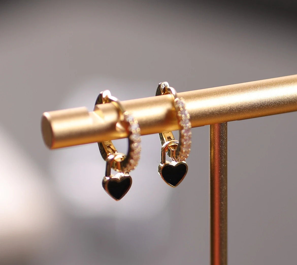 ◆VINTAGE HOLLYWOOD◆ Porte Love Lock Earrings VH2379EA001B Love Lock Earrings - Etsy