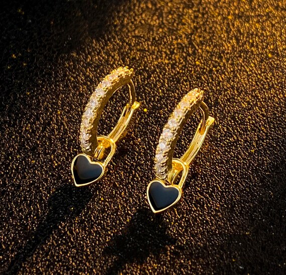 ◆VINTAGE HOLLYWOOD◆ Porte Love Lock Earrings VH2379EA001B Love Lock Earrings - Etsy