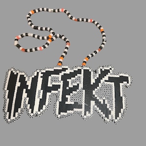 Infekt Perler,  Perler, Perler necklace, kandi, rave perler, Riddim