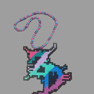 Zeds Dead Perler,  Perler, Perler necklace, kandi, rave perler
