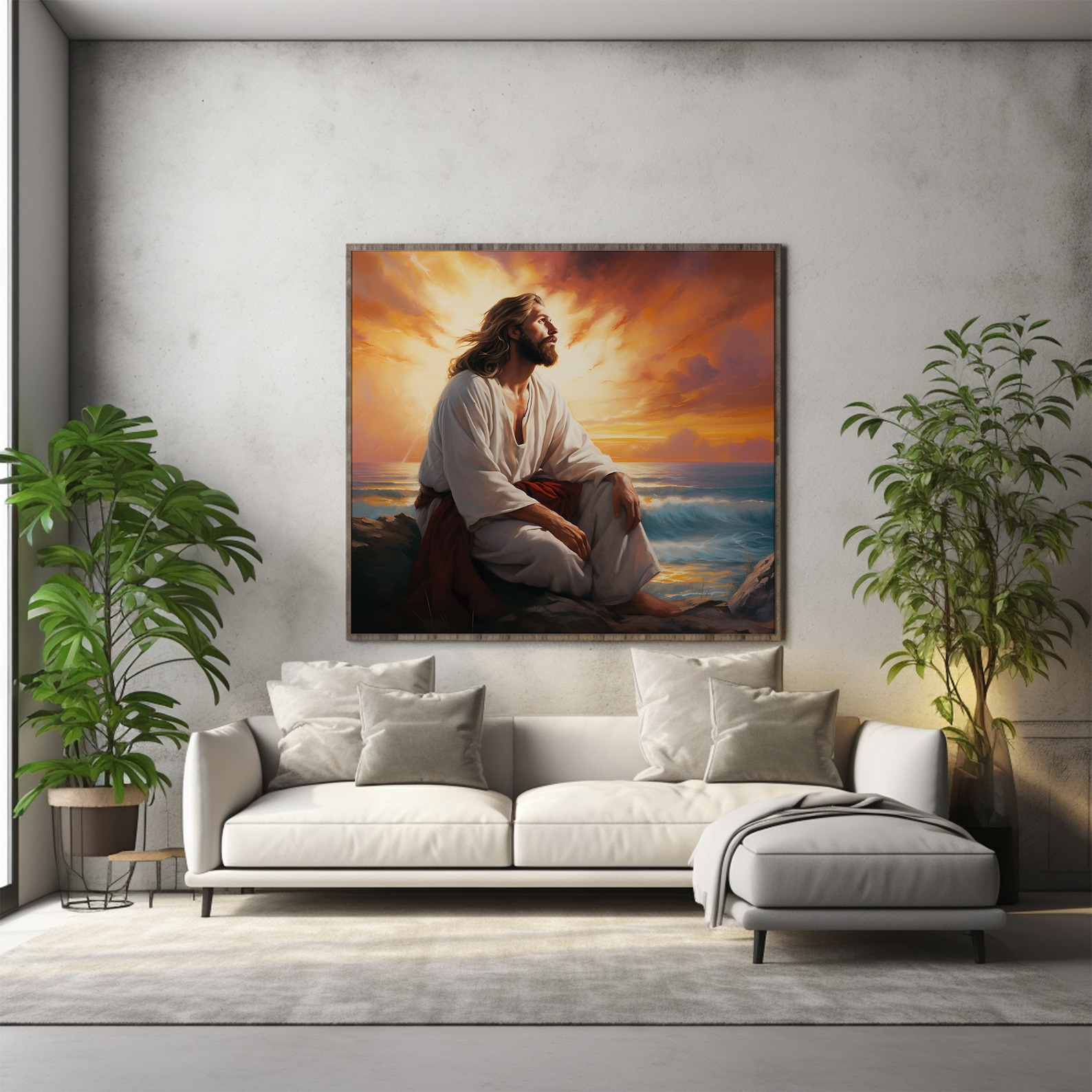 Jesus Christ Canvas Print: Christian Religious Wall Art - Etsy