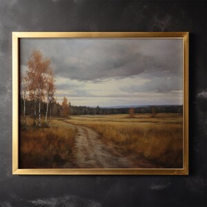 Rural Landscape Canvas Painting Oil Painting Canvas Wall Art Holiday Gift Office Wall Decor