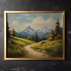 Rural Landscape Canvas Painting Oil Painting Canvas Wall Art Holiday Gift Office Wall Decor