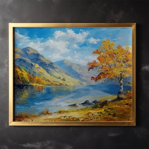 Mountain Landscape Print - Riverscape Wall Art for Home Decor, Nature Print, Scenic Decor, Wall Decor for Nature Lovers