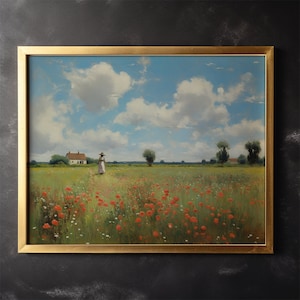 Rural Landscape Canvas Painting Oil Painting Canvas Wall Art Holiday Gift Office Wall Decor