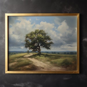 Rural Landscape Canvas Painting Oil Painting Canvas Wall Art Holiday Gift Office Wall Decor