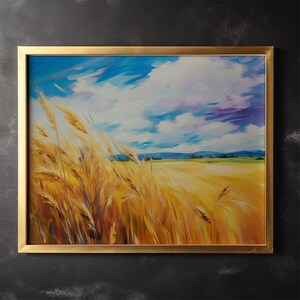 Rural Landscape Canvas Painting Oil Painting Canvas Wall Art Holiday Gift Office Wall Decor
