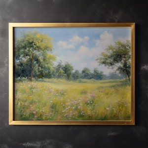 Rural Landscape Canvas Painting Oil Painting Canvas Wall Art Holiday Gift Office Wall Decor