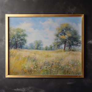 Rural Landscape Canvas Painting Oil Painting Canvas Wall Art Holiday Gift Office Wall Decor