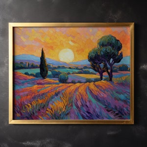 Rural Landscape Canvas Painting Oil Painting Canvas Wall Art Holiday Gift Office Wall Decor