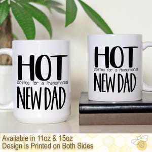 Novo presente de caneca de café para pai - Primeiro presente de Dia dos Pais - Chá de bebê - Papai - Primeiro filho - Aniversário do papai, ...
