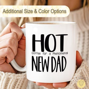 Novo presente de caneca de café para pai - Primeiro presente de Dia dos Pais - Chá de bebê - Papai - Primeiro filho - Aniversário do papai, ...