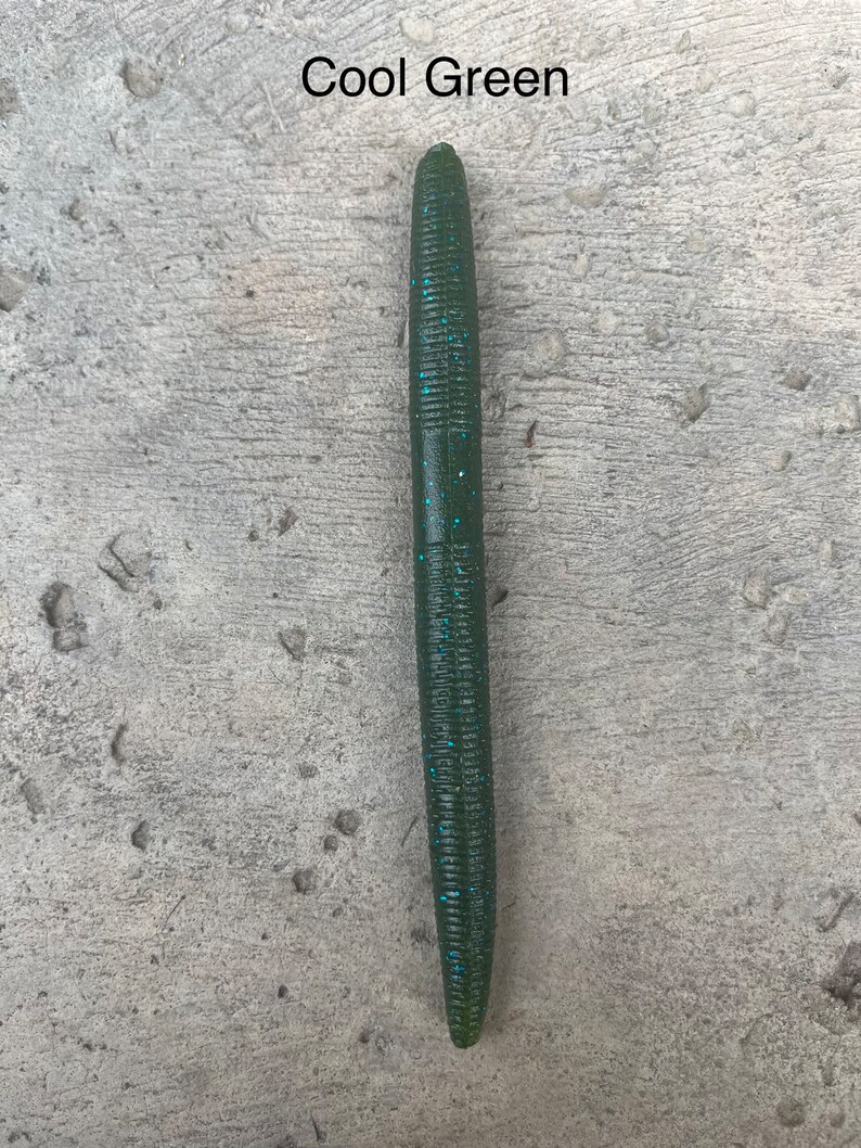 Esche Da Pesca Acqua Dolce 50 Color Verde Zucca Con Fiocco Rosso - Foto 3