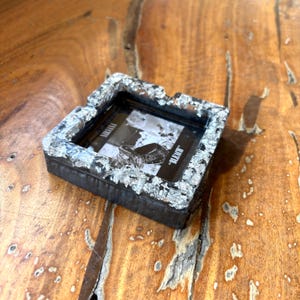 Nirvana “Bleach” Album Cover Ashtray, Nirvana Inspired Epoxy Resin Ashtray, Handmade, Kurt Cobain