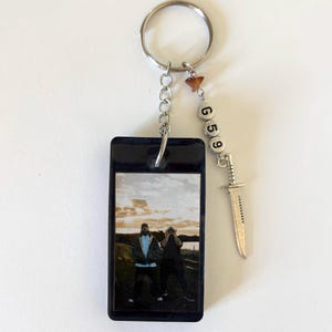 Large Suicideboys 2023 Image Resin Keychain, Ruby da Cherry, Scrim, GREYDAY2023, G59, Grey59, Handmade, Suicideboys Keyring