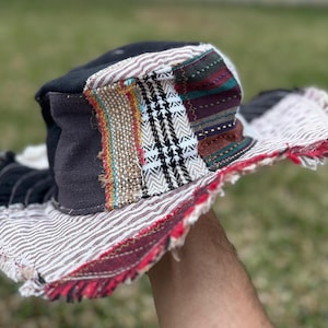 Ręcznie robiony kapelusz z konopi: unisex, w stylu hippie